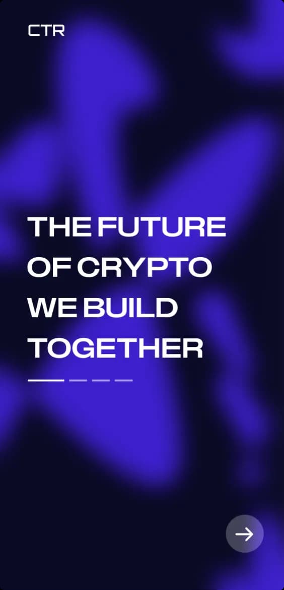 CTR — The Future of Crypto — slide 1